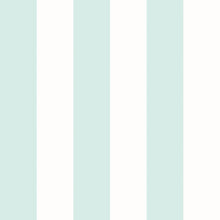 SIS50103W Bloc Stripe Duckegg Wallpaper by Ohpopsi