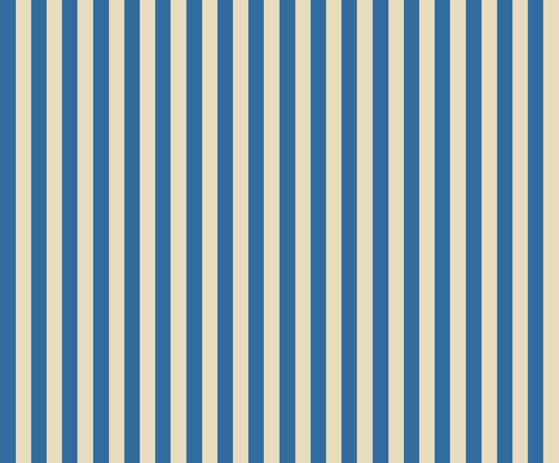 SIS50107W Bloc Stripe Indigo Wallpaper by Ohpopsi
