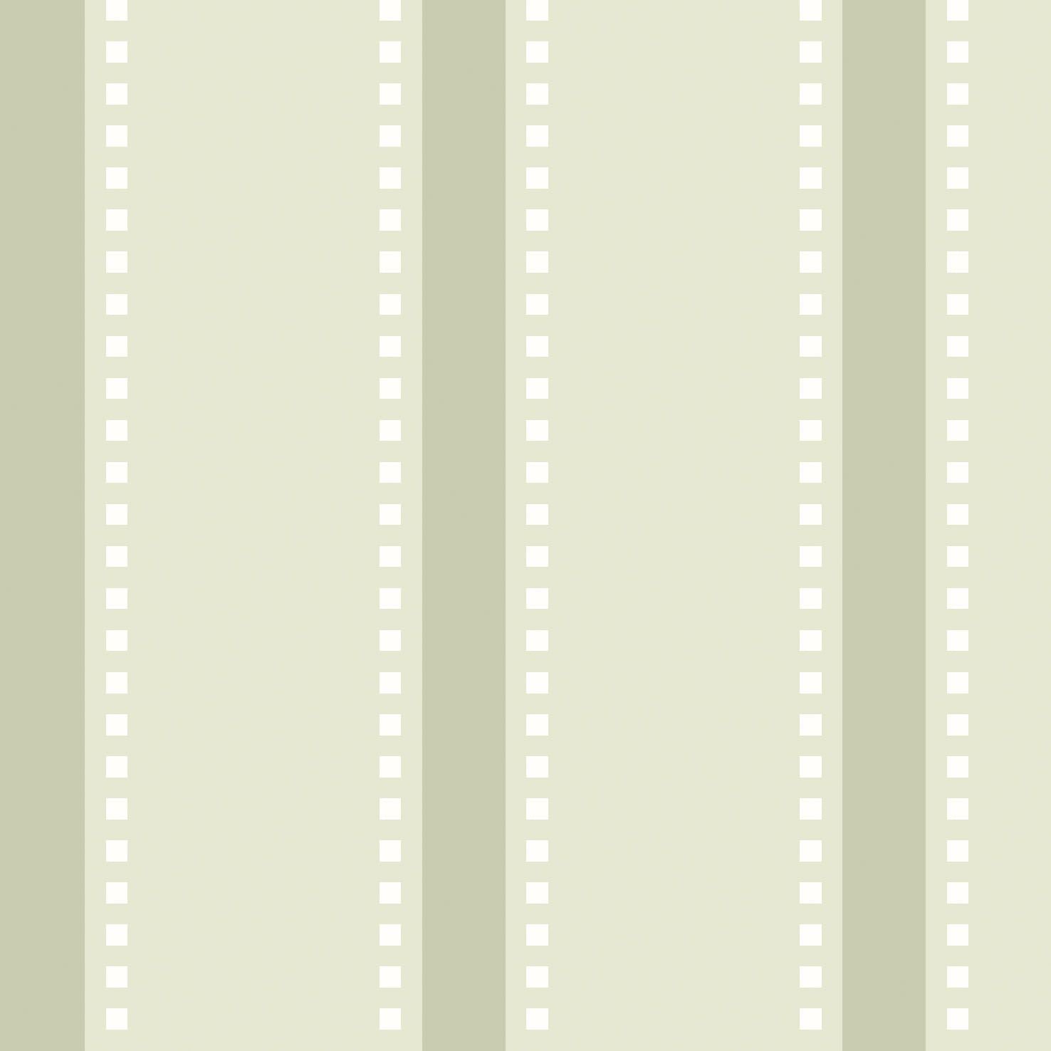 SIS50111W Ticking Stripe Sage Wallpaper by Ohpopsi