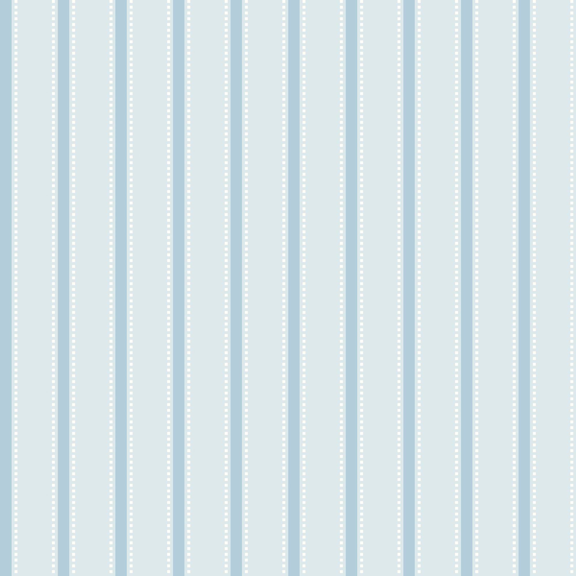 SIS50117W Ticking Stripe Wedgewood Wallpaper by Ohpopsi