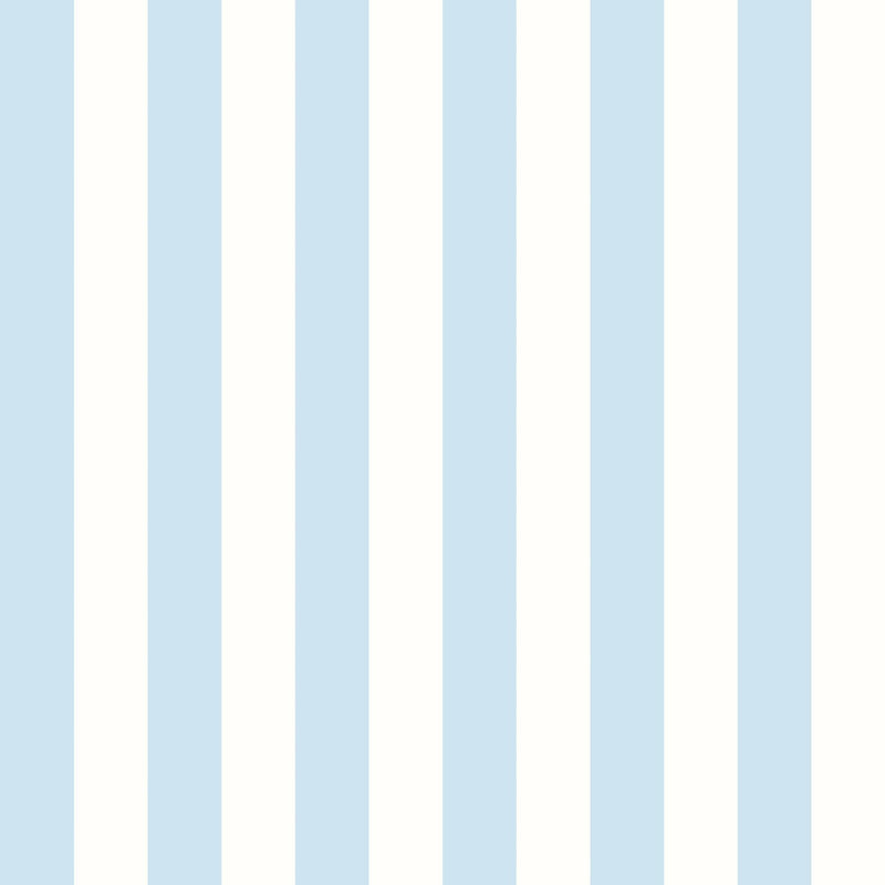 SIS50122W Candy Stripe Baby Blue Wallpaper by Ohpopsi