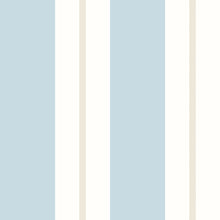 SIS50133W Wide Multi Stripe Wedgewood Wallpaper by Ohpopsi