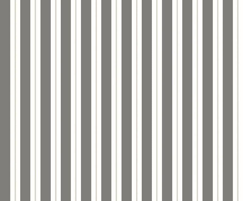 SIS50138W Wide Multi Stripe Charcoal Wallpaper by Ohpopsi