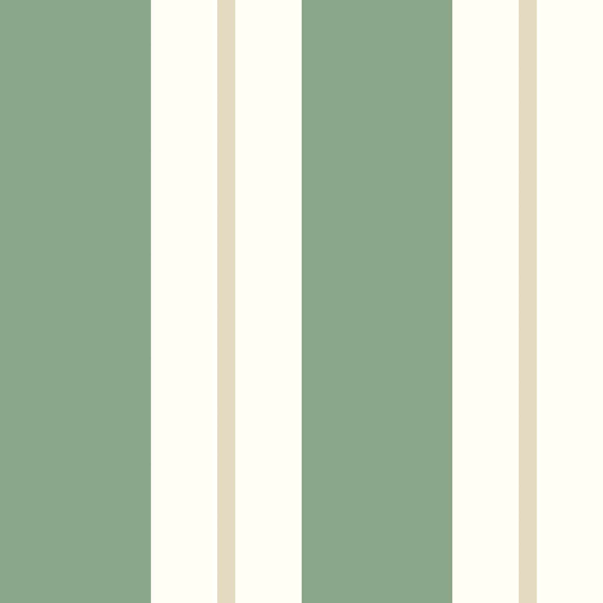 SIS50140W Wide Multi Stripe Moss Wallpaper by Ohpopsi