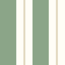 SIS50140W Wide Multi Stripe Moss Wallpaper by Ohpopsi