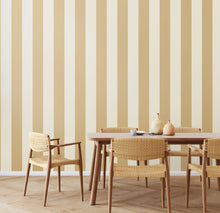SIS50148W Wide Stripe Sand Wallpaper by Ohpopsi