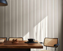 SIS50152W Bar Stripe Dove Wallpaper by Ohpopsi