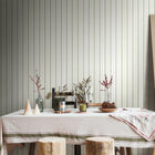 SIS50158W Thread Stripe Basil Wallpaper by Ohpopsi