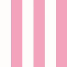 STR50112W Bloc Stripe Bubblegum Wallpaper by Ohpopsi