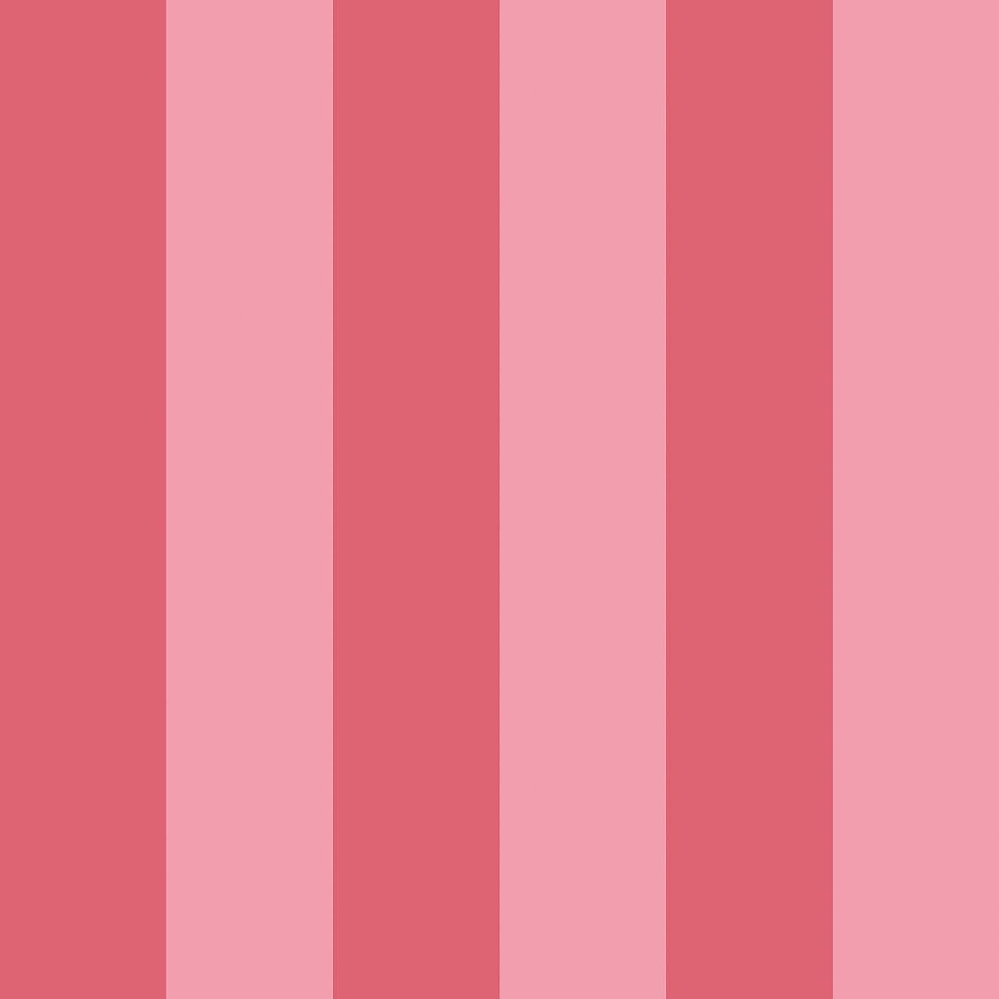 STR50113W Bloc Stripe Coral Wallpaper by Ohpopsi