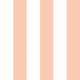 Bloc Stripe Peach Puff So Stripey Wallpaper by Ohpopsi