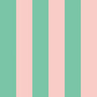 STR50115W Bloc Stripe Jade Blossom Wallpaper by Ohpopsi