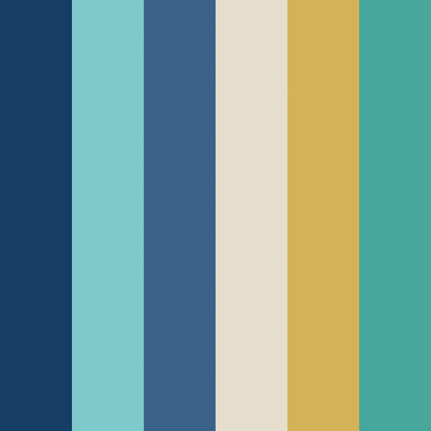 STR50119W Rainbow Bloc Cobalt Mix Wallpaper by Ohpopsi