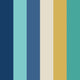 Rainbow Bloc Cobalt Mix So Stripey Wallpaper by Ohpopsi