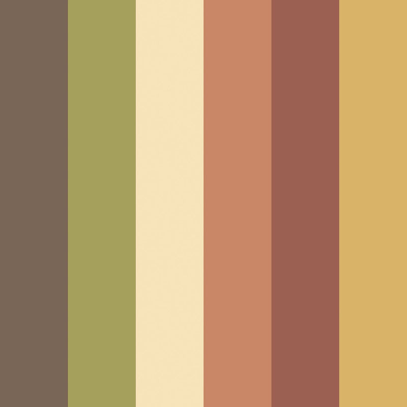 STR50120W Rainbow Bloc Autumn Twist Wallpaper by Ohpopsi