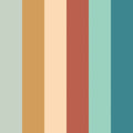 Rainbow Bloc Teal Mix So Stripey Wallpaper by Ohpopsi