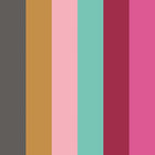 STR50122W Rainbow Bloc Hot Magenta Wallpaper by Ohpopsi