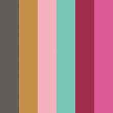 STR50122W Rainbow Bloc Hot Magenta Wallpaper by Ohpopsi