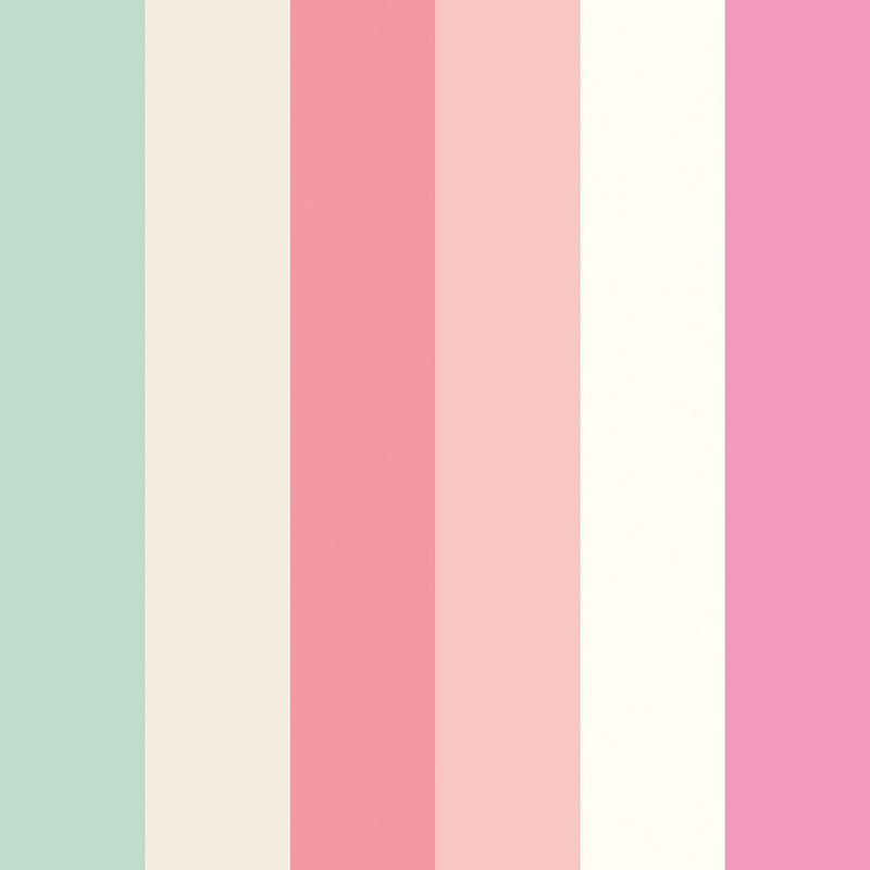 STR50124W Rainbow Bloc Bubblegum Twist Wallpaper by Ohpopsi