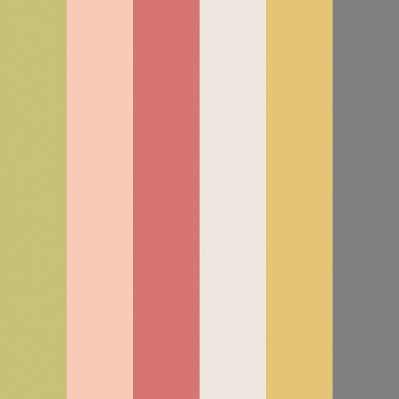 STR50128W Rainbow Bloc Cherry Twist Wallpaper by Ohpopsi