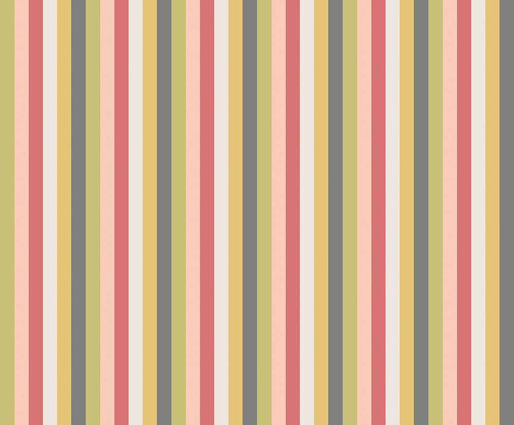 STR50128W Rainbow Bloc Cherry Twist Wallpaper by Ohpopsi