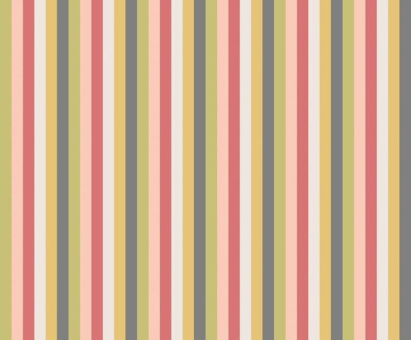 STR50128W Rainbow Bloc Cherry Twist Wallpaper by Ohpopsi