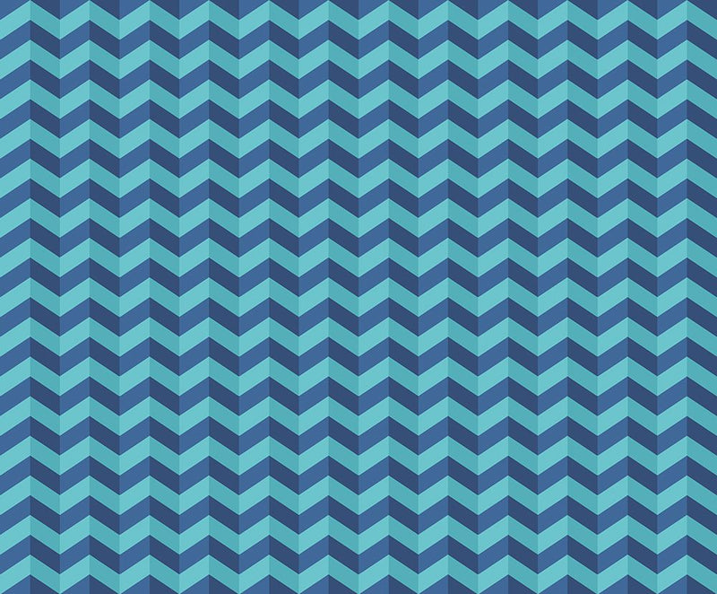 STR50131W Illusion Chevron Cerulean Mix Wallpaper by Ohpopsi