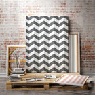 STR50134W Illusion Chevron Blackboard Wallpaper by Ohpopsi