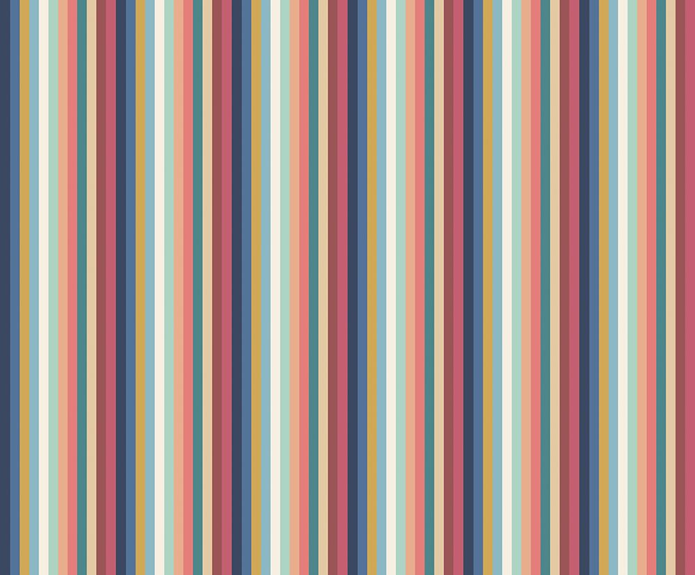 STR50137W Candy Kaleidoscope Lipstick Twist Wallpaper by Ohpopsi