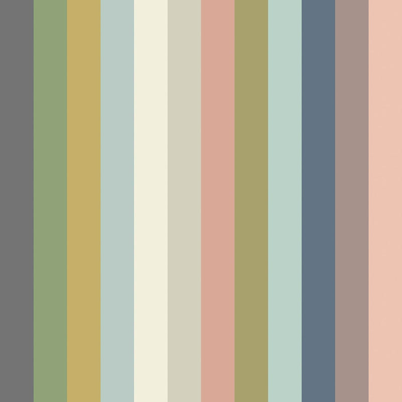 STR50138W Candy Kaleidoscope Earth Twist Wallpaper by Ohpopsi