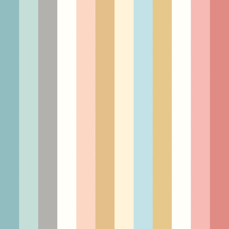 STR50139W Candy Kaleidoscope Candy Mix Wallpaper by Ohpopsi