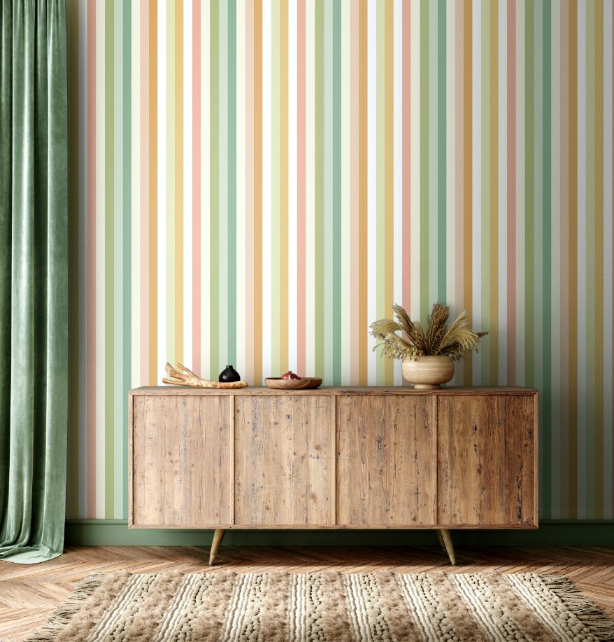 STR50140W Candy Kaleidoscope Sand Drift Wallpaper by Ohpopsi