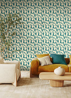 FRA50109W Shatter Teal Wallpaper by Ohpopsi