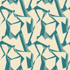 FRA50109W Shatter Teal Wallpaper by Ohpopsi