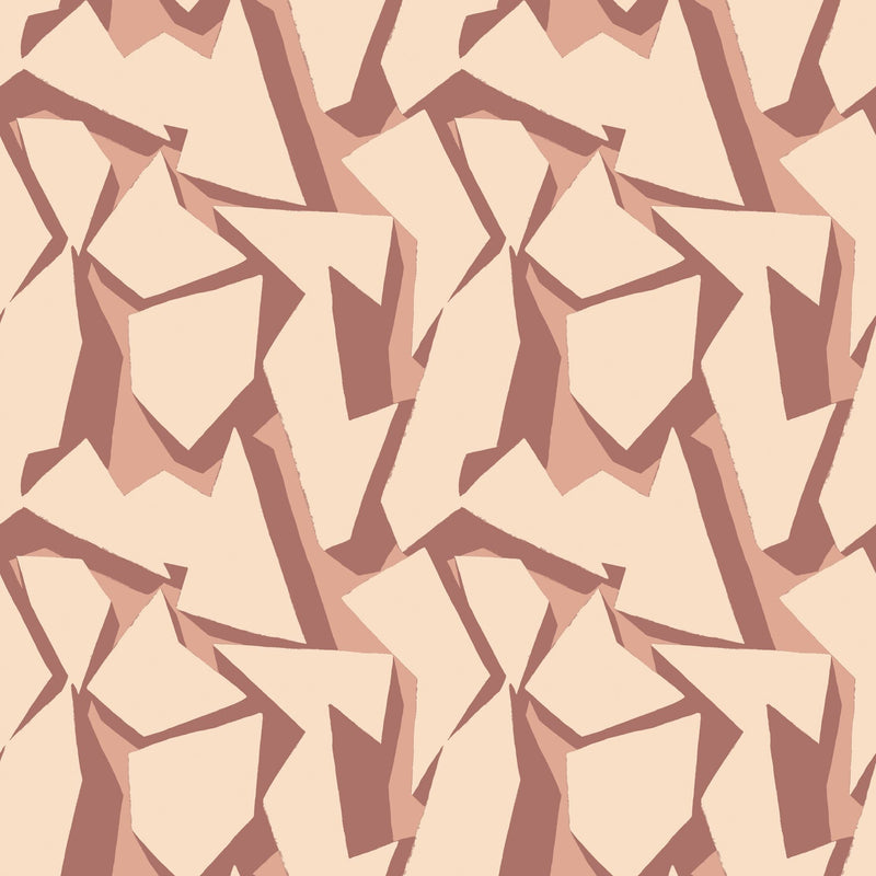 FRA50113W Shatter Pecan Wallpaper by Ohpopsi