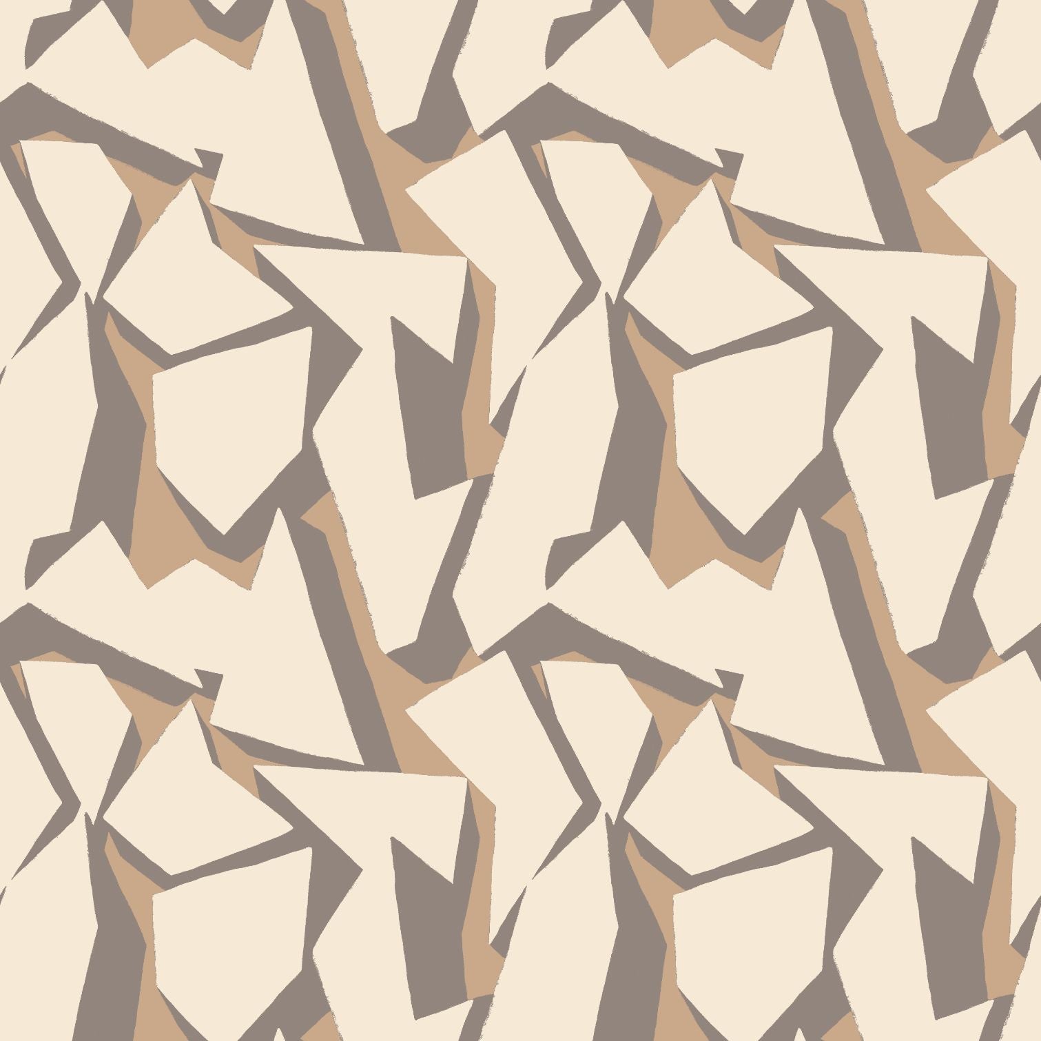 FRA50114W Shatter Sepia Wallpaper by Ohpopsi