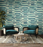 FRA50118W Structures Ocean Wallpaper by Ohpopsi