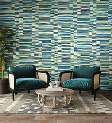 FRA50118W Structures Ocean Wallpaper by Ohpopsi