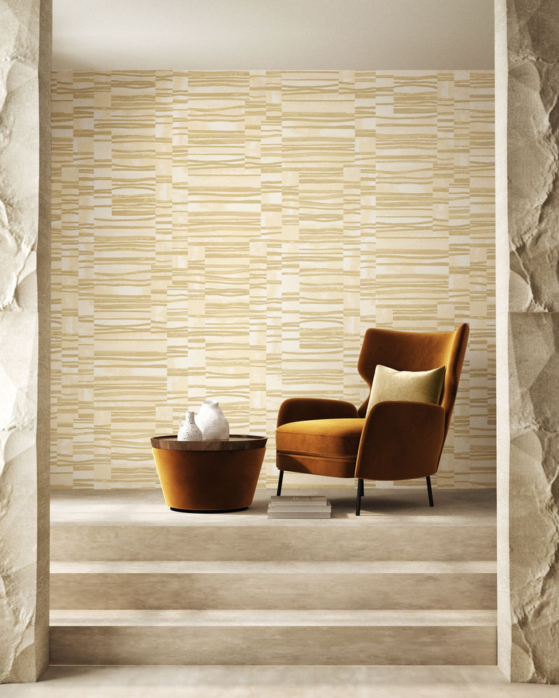 FRA50120W Structures Butter Wallpaper by Ohpopsi