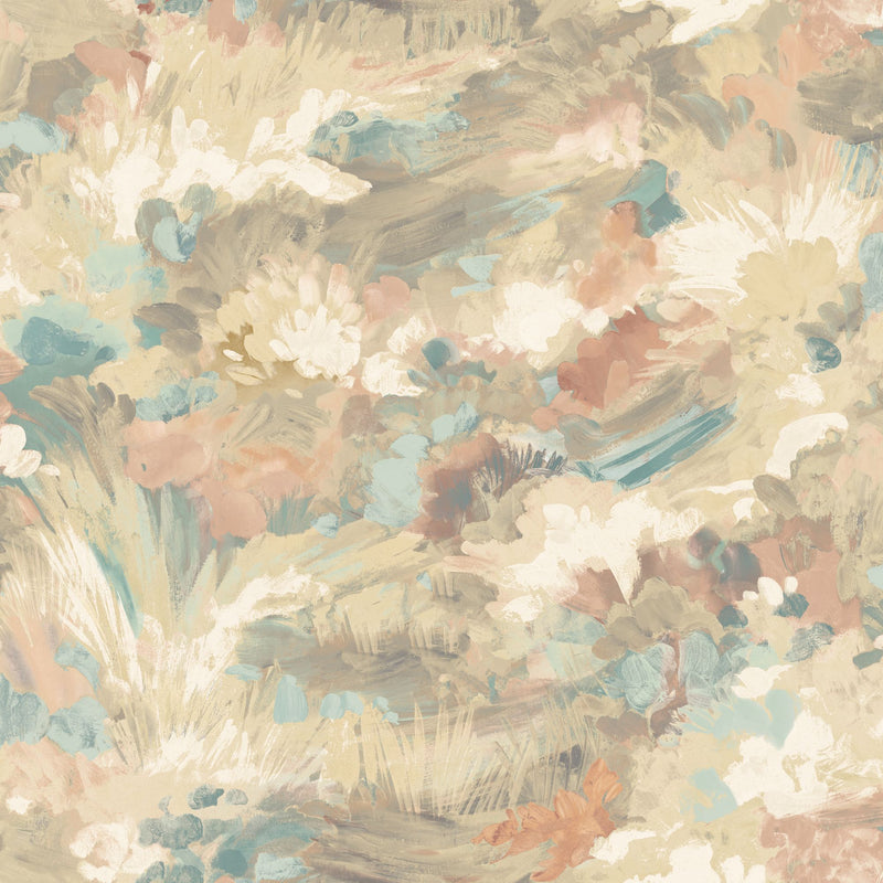 FRA50143W Awaken Warm Parchment Wallpaper by Ohpopsi