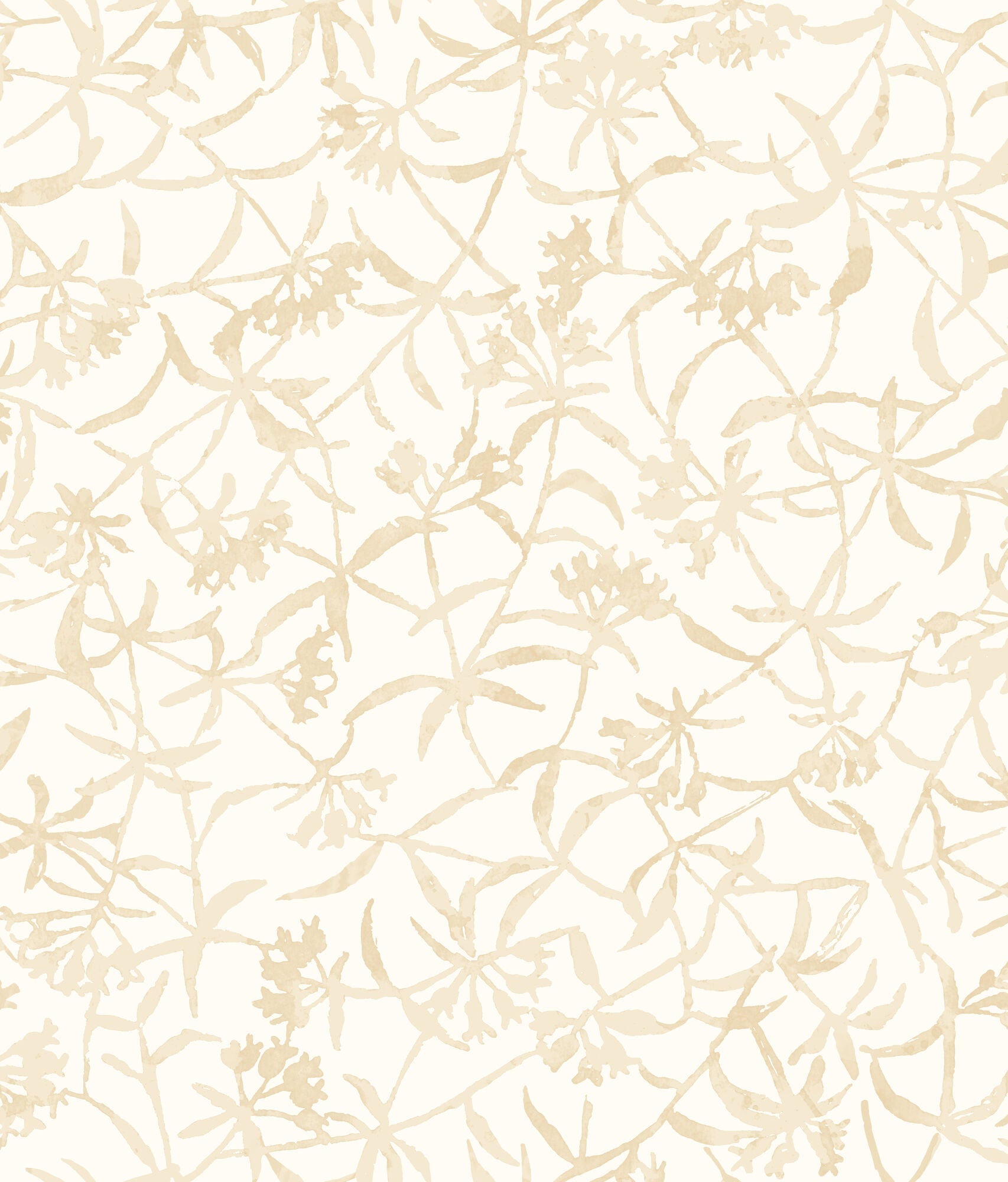 FRA50147W Entwine Buttermilk Wallpaper by Ohpopsi