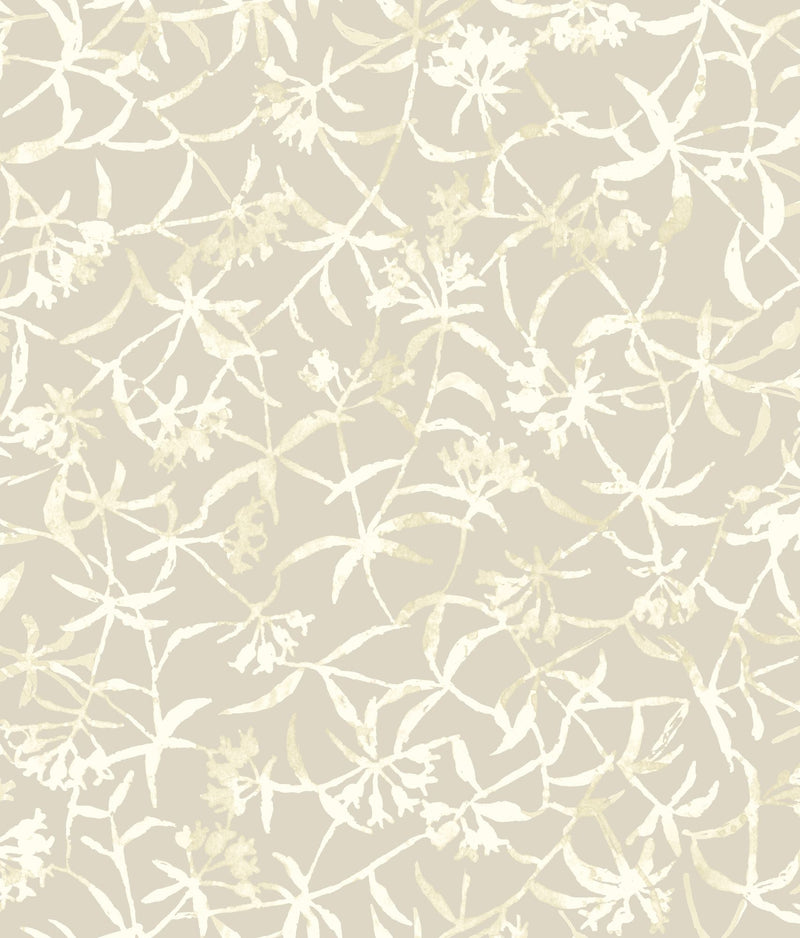 FRA50148W Entwine Clay Mist Wallpaper by Ohpopsi