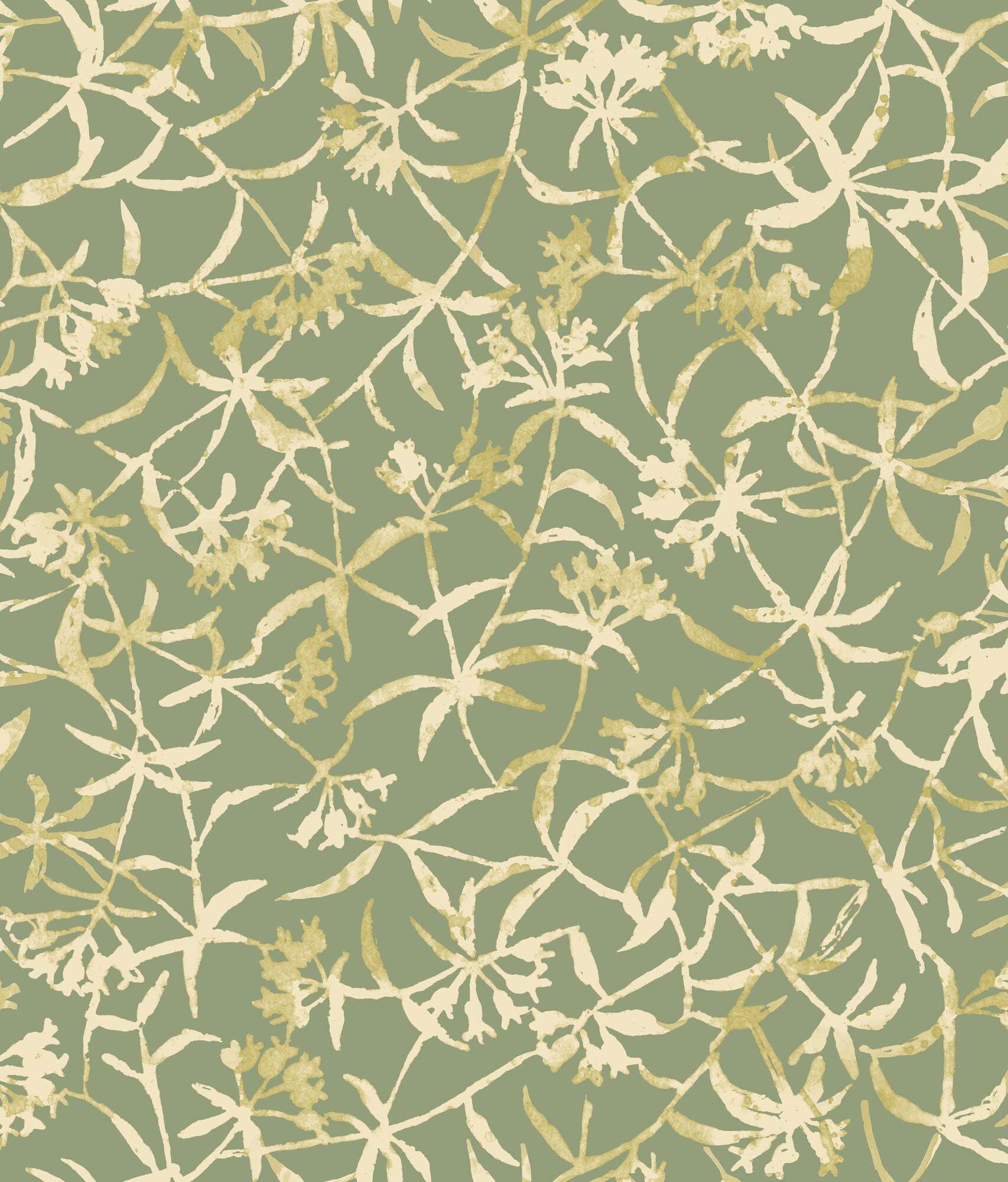 FRA50149W Entwine Fern Wallpaper by Ohpopsi