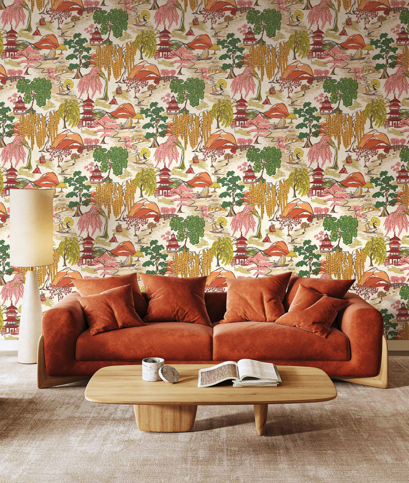 HAN50105W Oka Koi Wallpaper by Ohpopsi