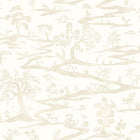 HAN50107W Kaiwa Lace White Wallpaper by Ohpopsi