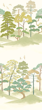 HAN50117W Kigi Olivine Wallpaper by Ohpopsi