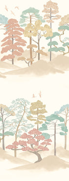 HAN50119W Kigi Blush & Seafoam Wallpaper by Ohpopsi