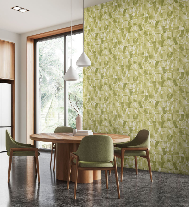 HAN50122W Maku Matcha Wallpaper by Ohpopsi