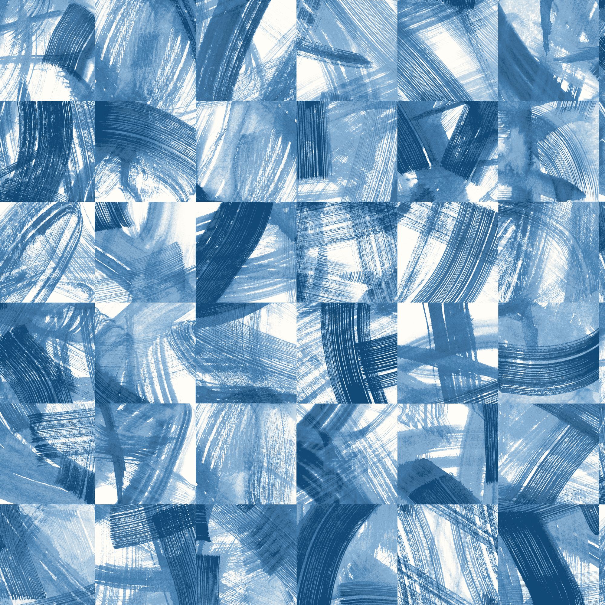 HAN50125W Maku Electric Blue Wallpaper by Ohpopsi