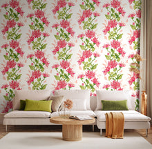 HAN50130W Kiku Cerise Wallpaper by Ohpopsi